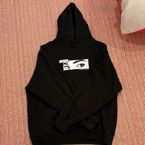 Brandy Melville Black Graphic Hoodie